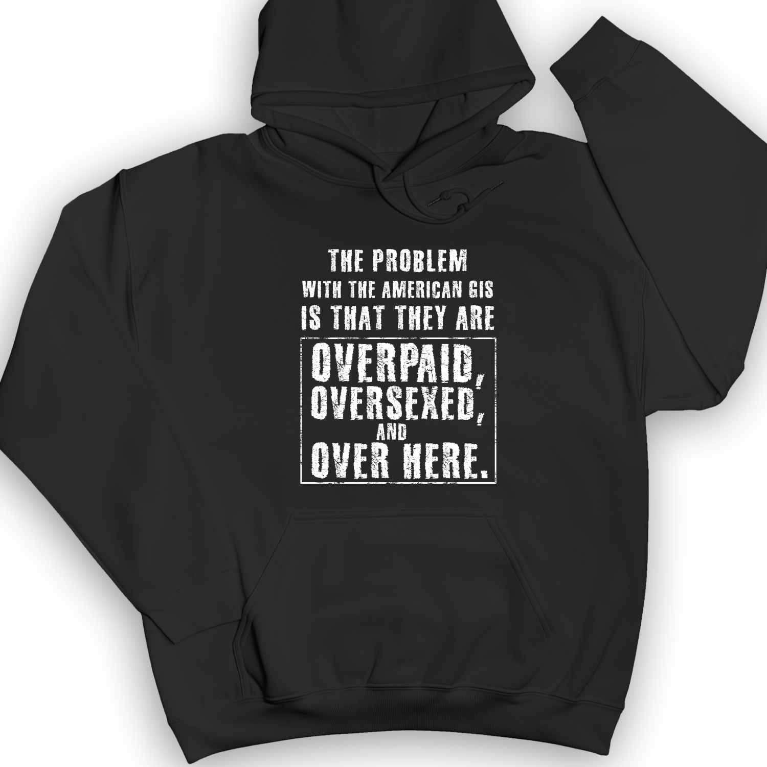 Over Paid Hoodie Black / S