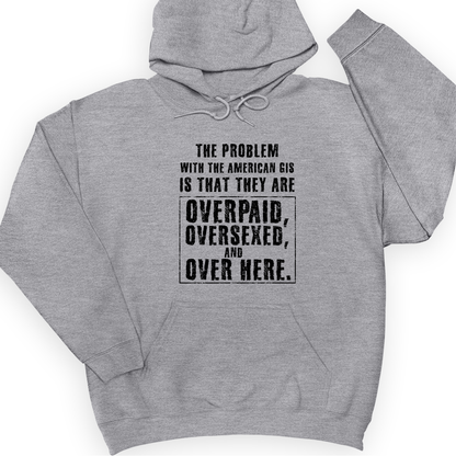 Over Paid Hoodie Sport Grey / S