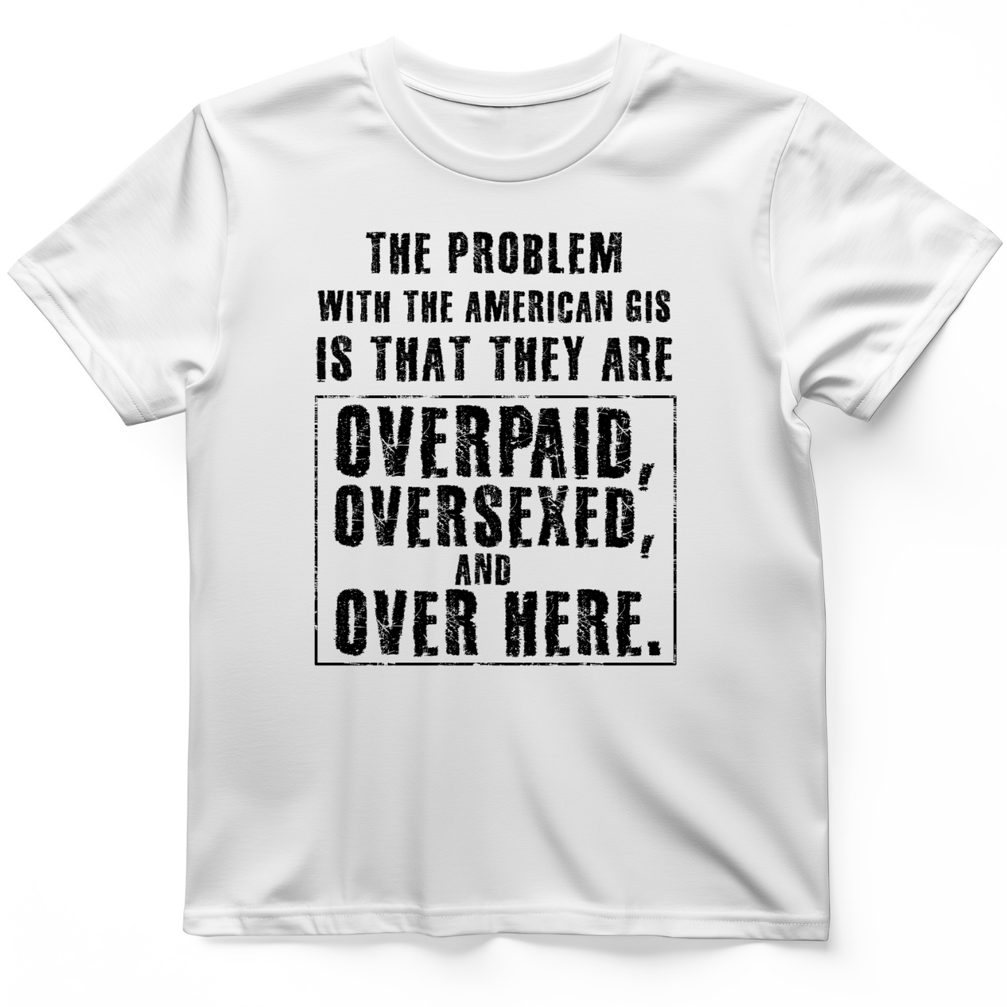 Over Paid T-Shirt White / S