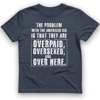 Over Paid T-Shirt Heather Navy / S