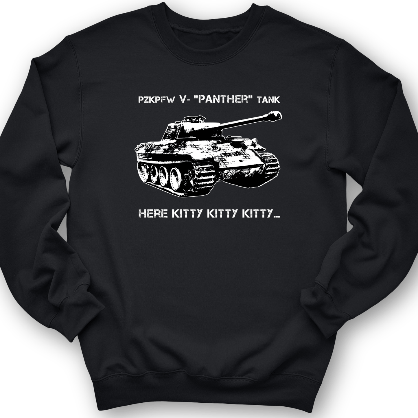 Panther Crewneck Black / S