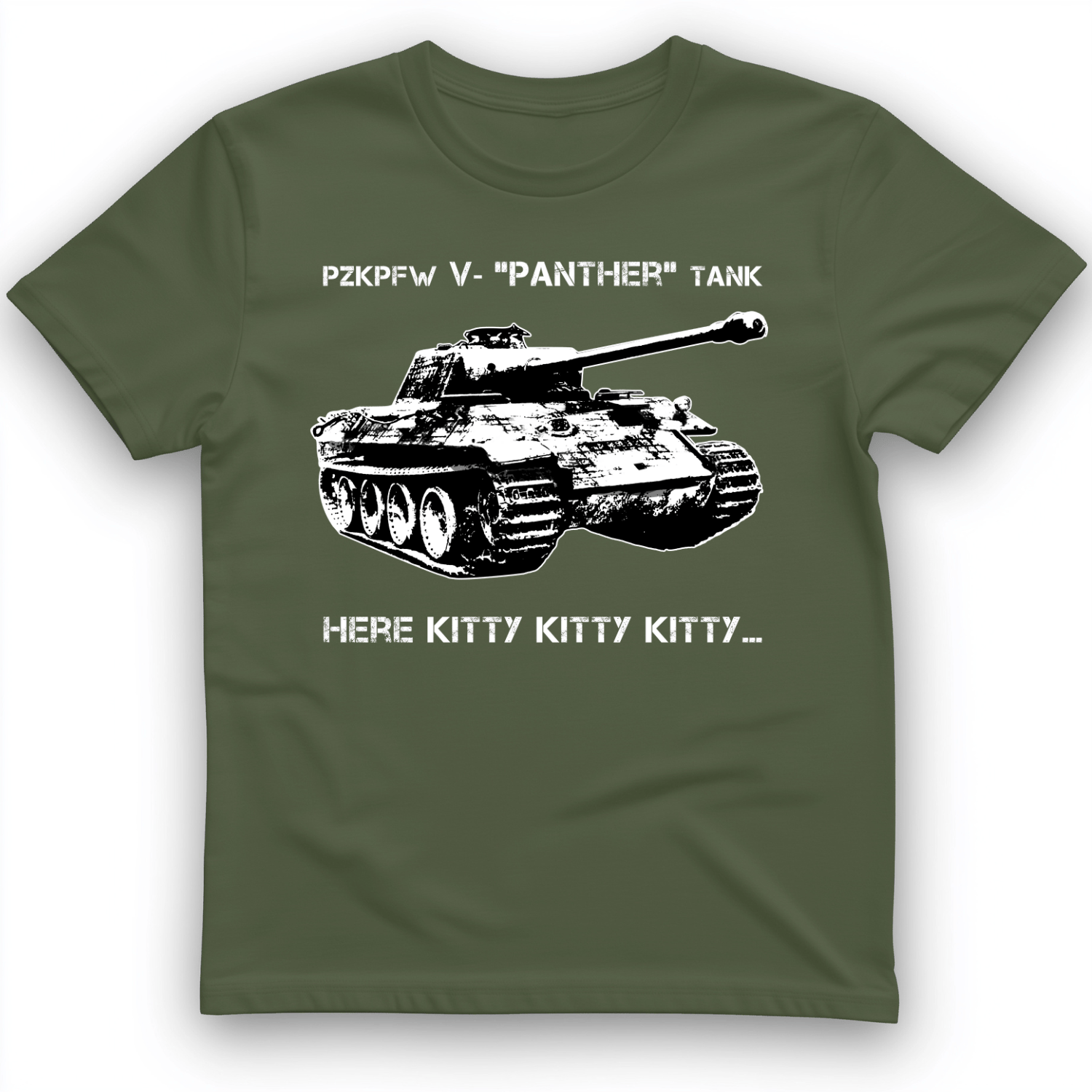 Panther T-Shirt Military Green / S