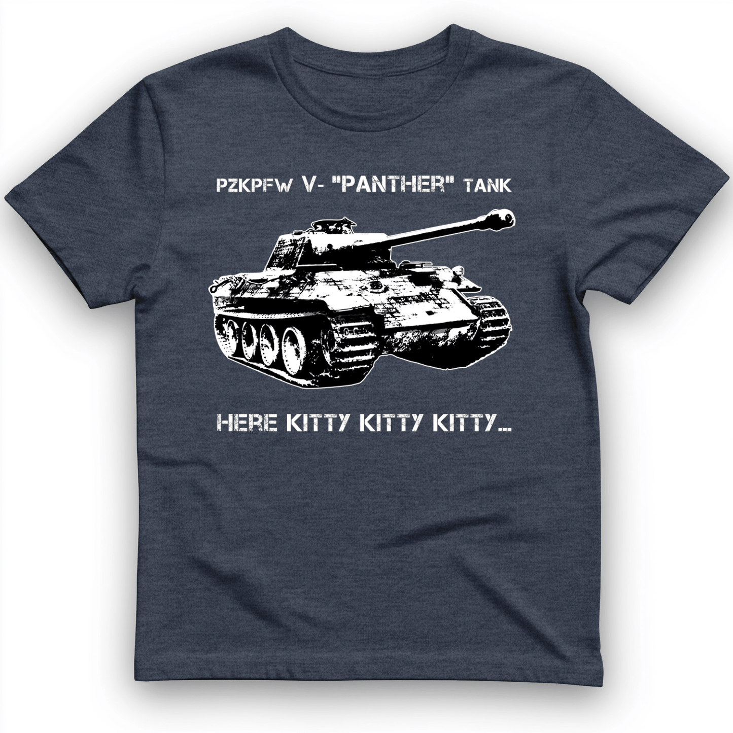 Panther T-Shirt Heather Navy / S