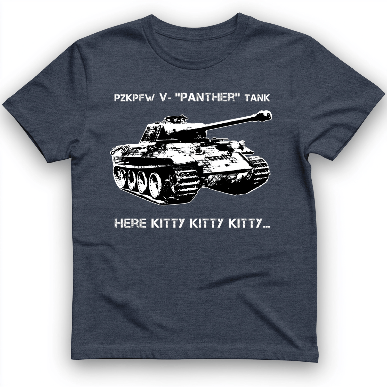 Panther T-Shirt Heather Navy / S
