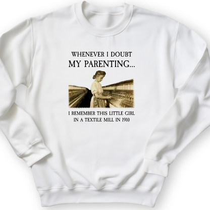 Parenting Crewneck White / S