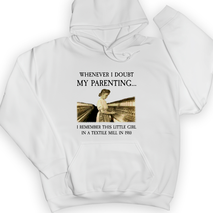 Parenting Hoodie White / S