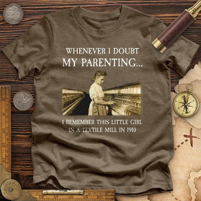 Parenting Premium Quality Tee Heather Olive / S