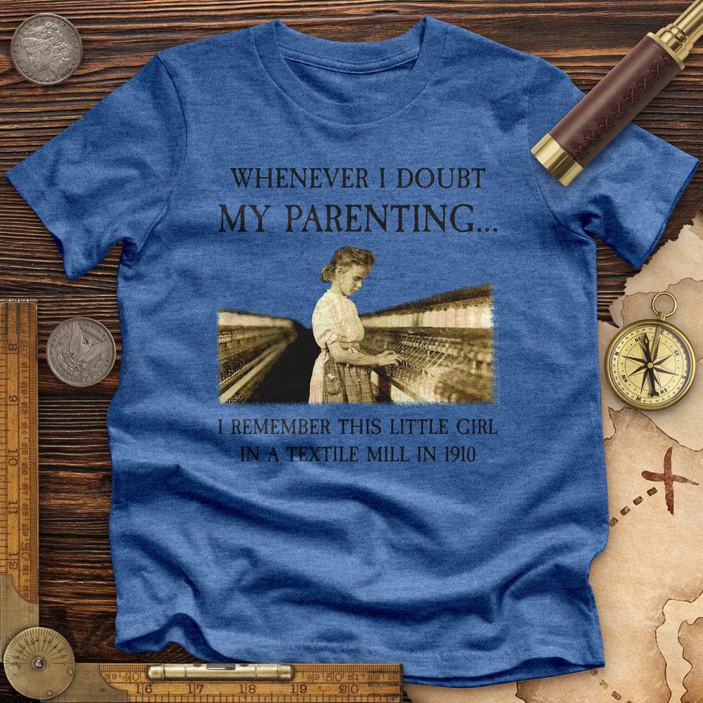 Parenting Premium Quality Tee Heather True Royal / S