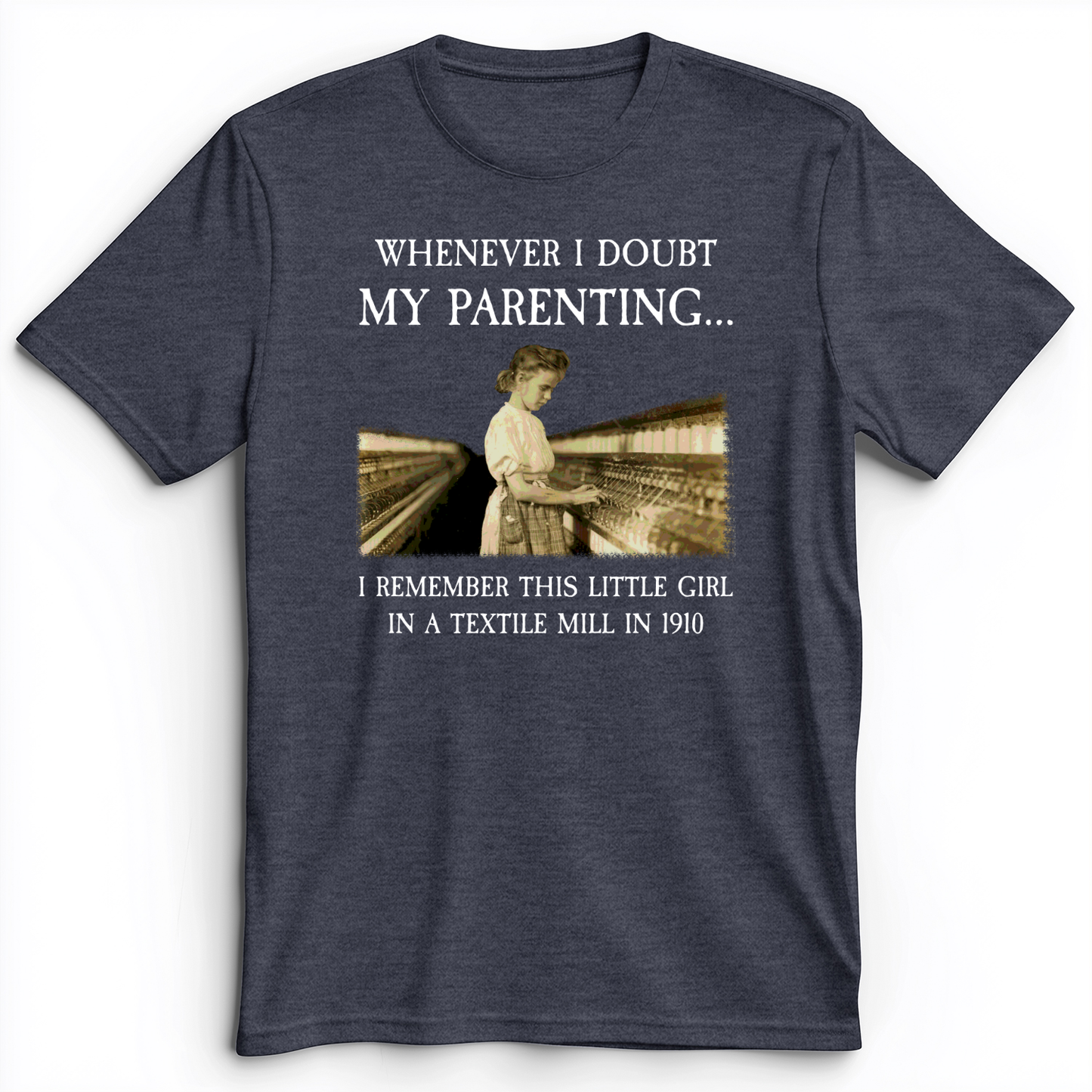 Parenting Premium Tee Heather Navy / S