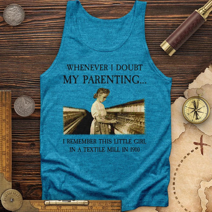 Parenting Tank Aqua TriBlend / XS