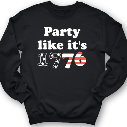 Party Like It's 1776 Crewneck Black / S