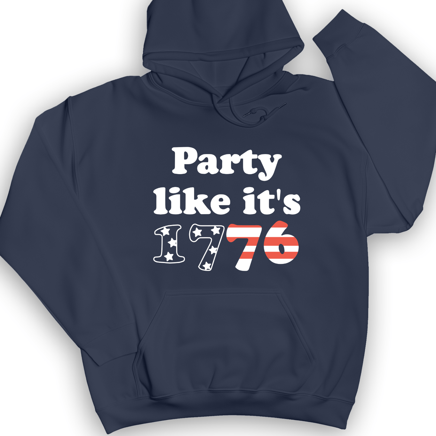 Party Like It's 1776 Hoodie Navy / S