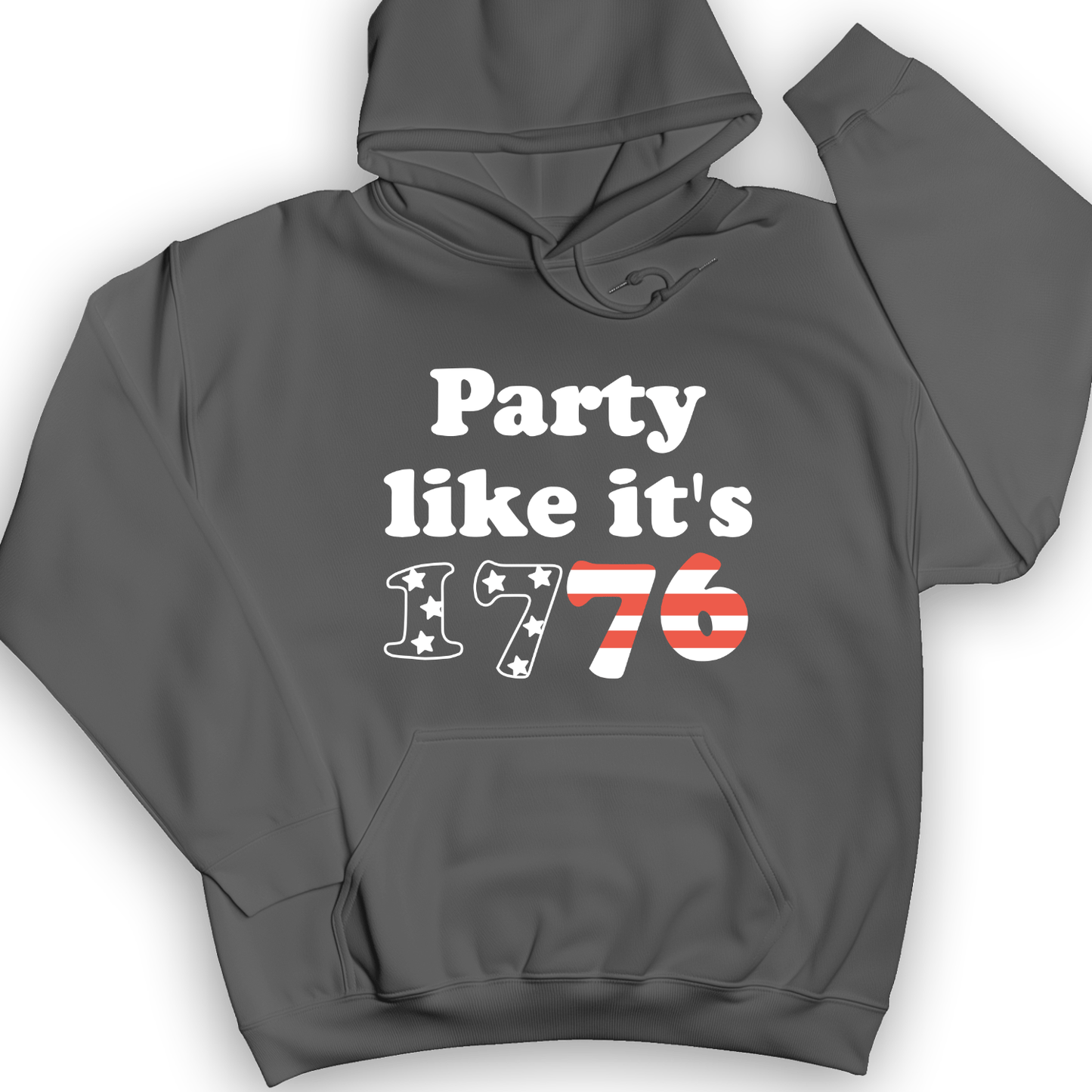 Party Like It's 1776 Hoodie Charcoal / S