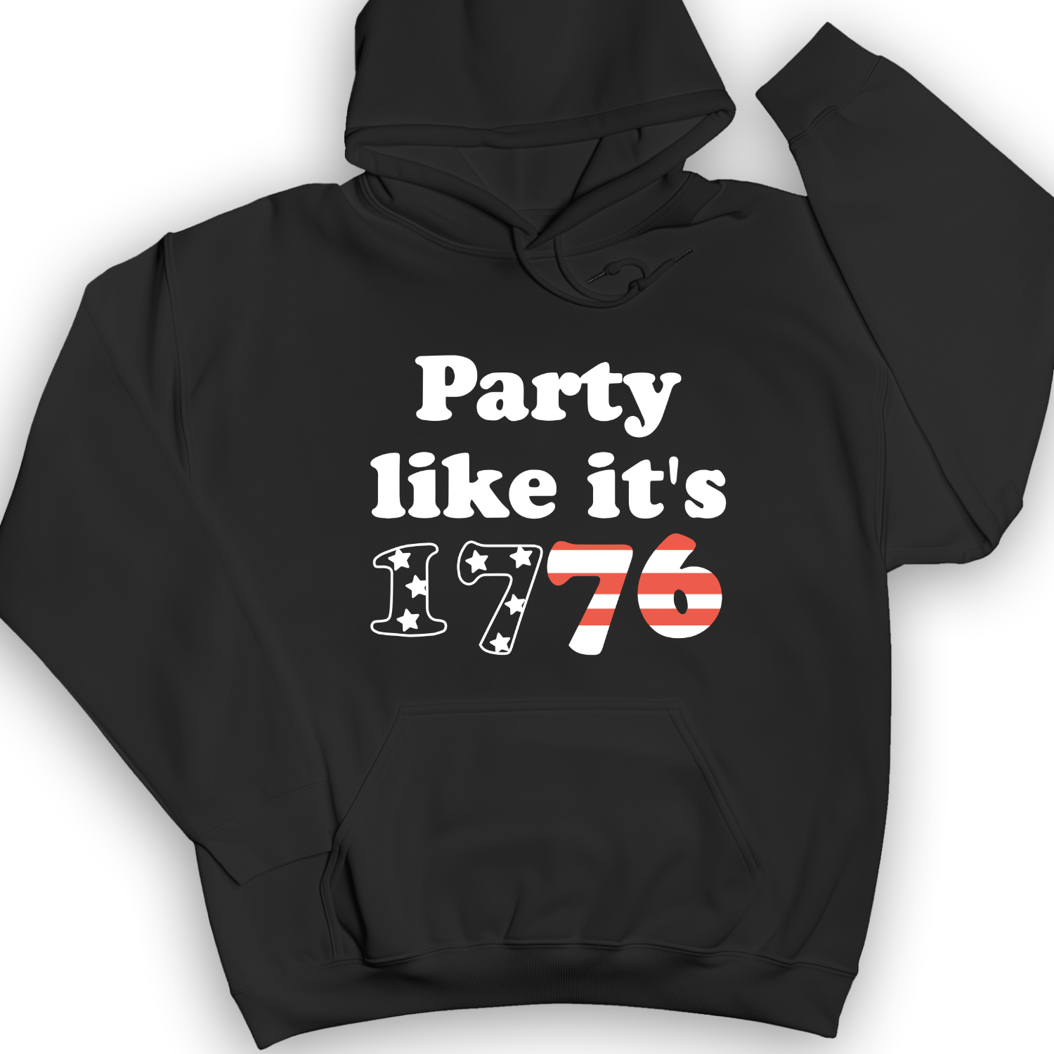 Party Like It's 1776 Hoodie Black / S