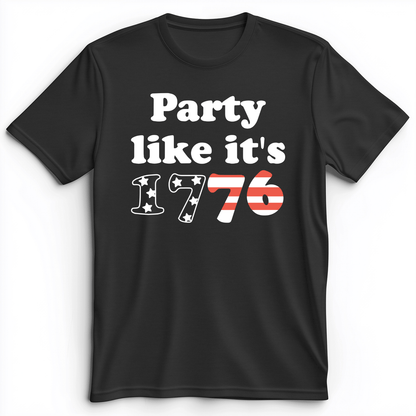 Party Like It's 1776 Premium Tee Dark Grey Heather / S