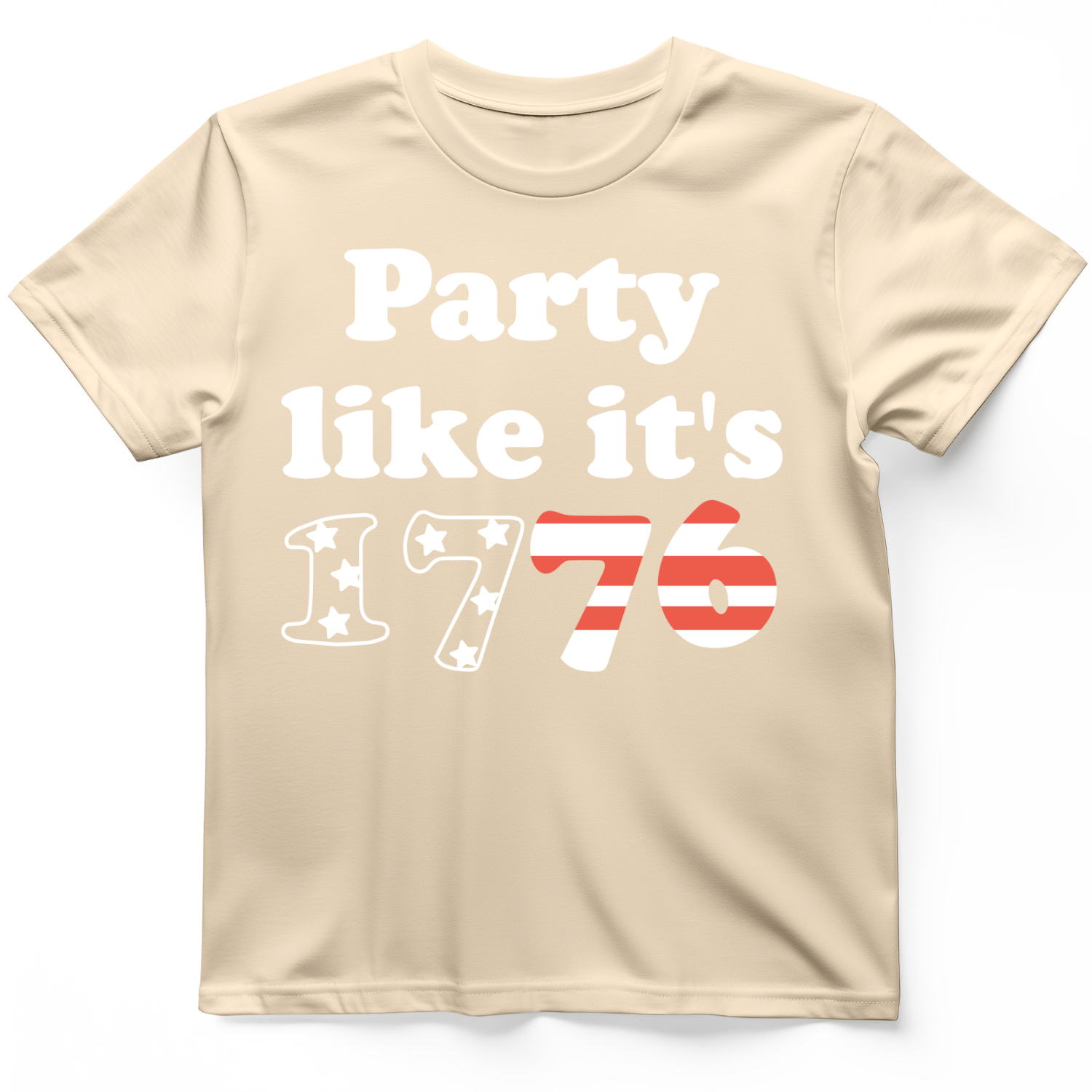 Party Like It's 1776 T-Shirt Natural / S