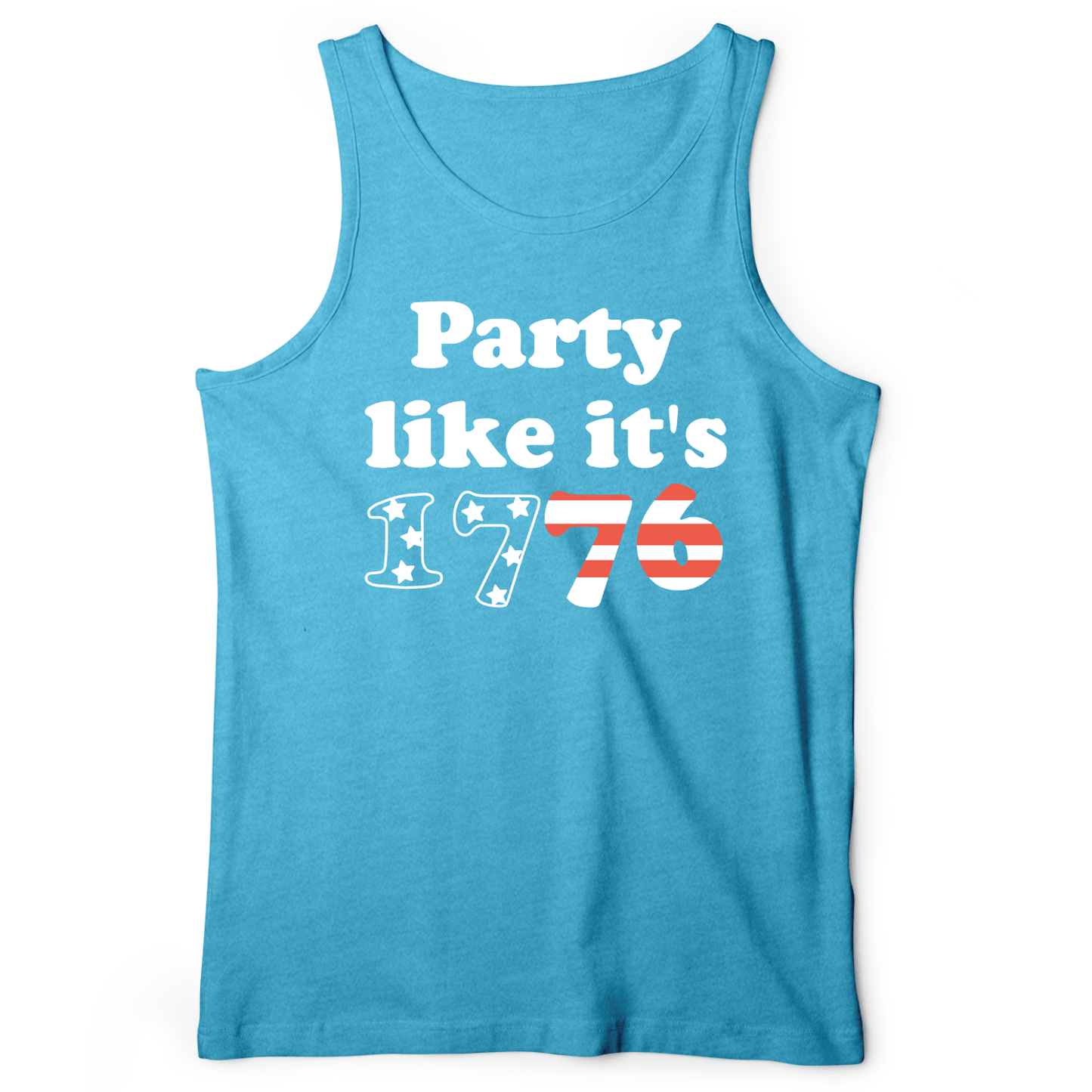 Party Like It's 1776 Tank Aqua TriBlend / XS