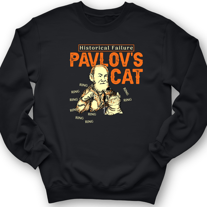 Pavlov's Cat Failure Crewneck Black / S