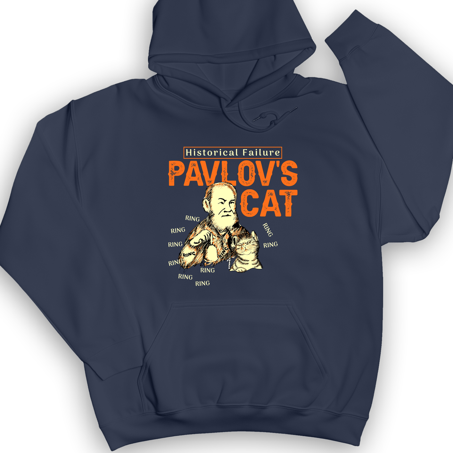 Pavlov's Cat Failure Hoodie Navy / S