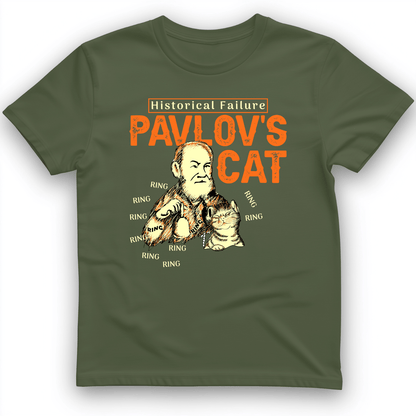 Pavlov's Cat Failure T-Shirt Military Green / S