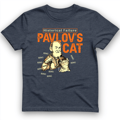 Pavlov's Cat Failure T-Shirt Heather Navy / S