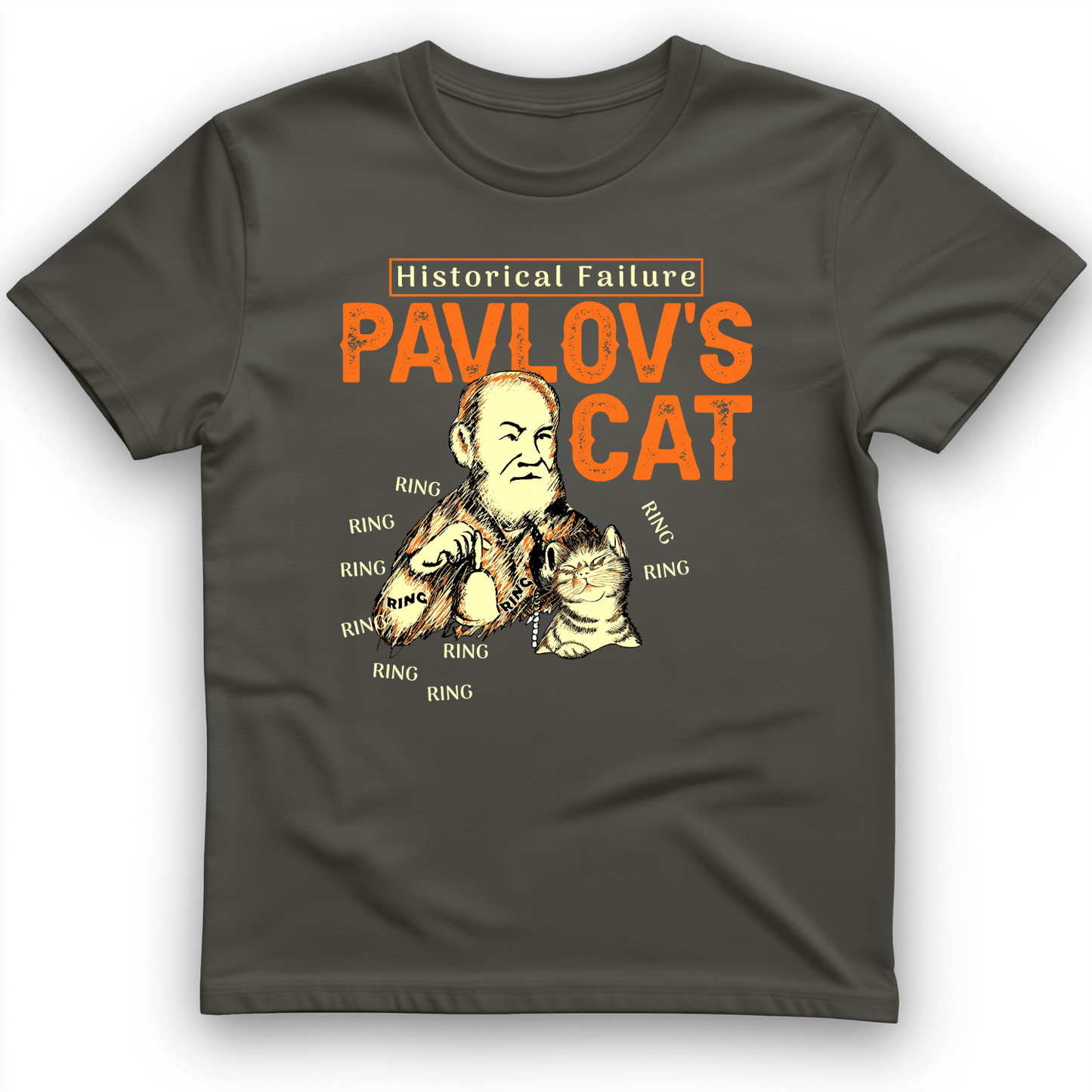 Pavlov's Cat Failure T-Shirt Charcoal / S