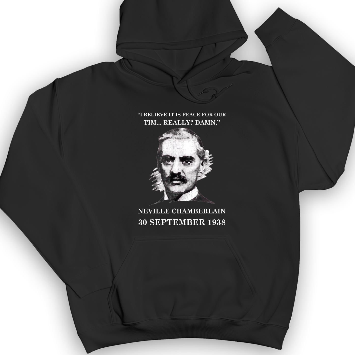 Peace For Our Time Hoodie Black / S