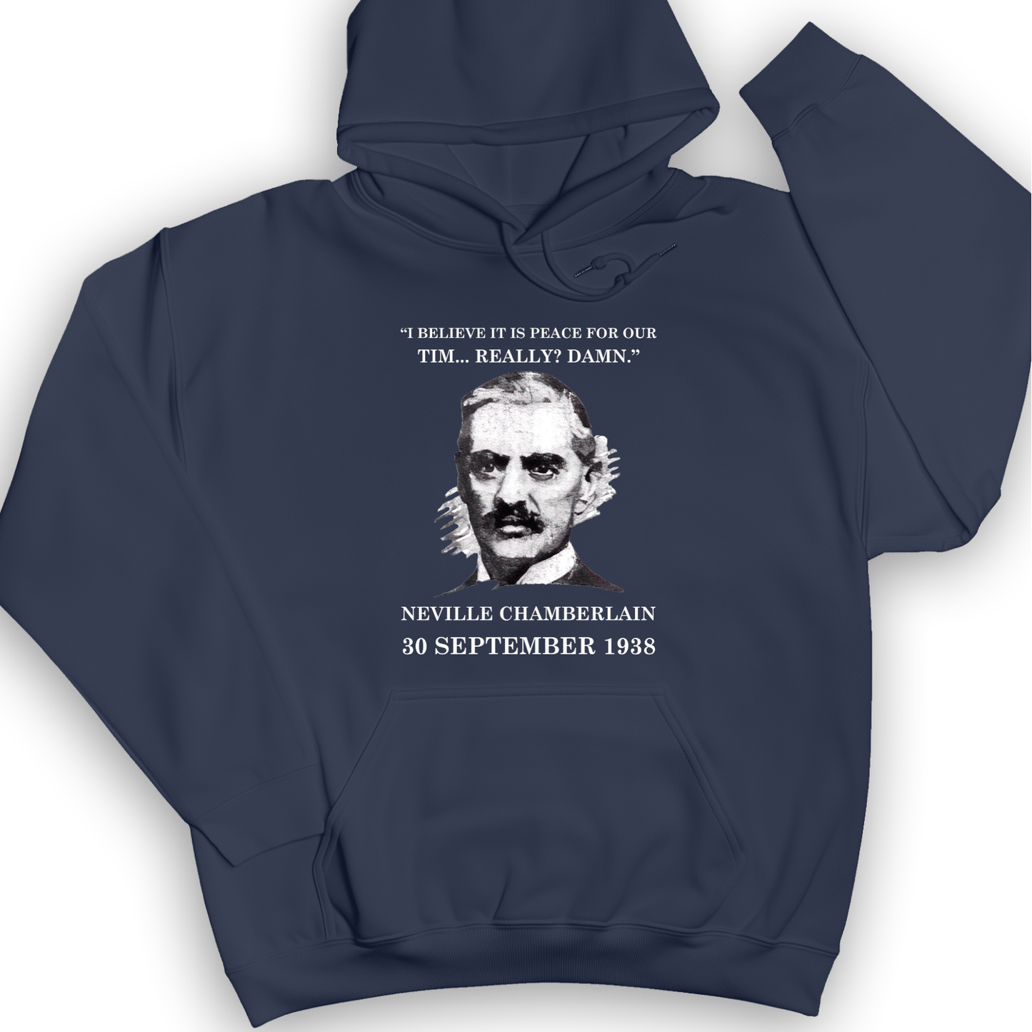 Peace For Our Time Hoodie Navy / S