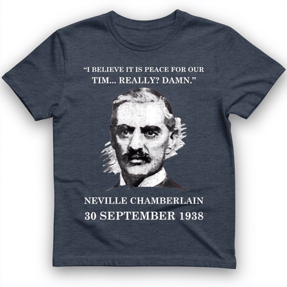 Peace For Our Time T-Shirt Heather Navy / S