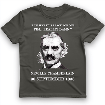 Peace For Our Time T-Shirt Charcoal / S