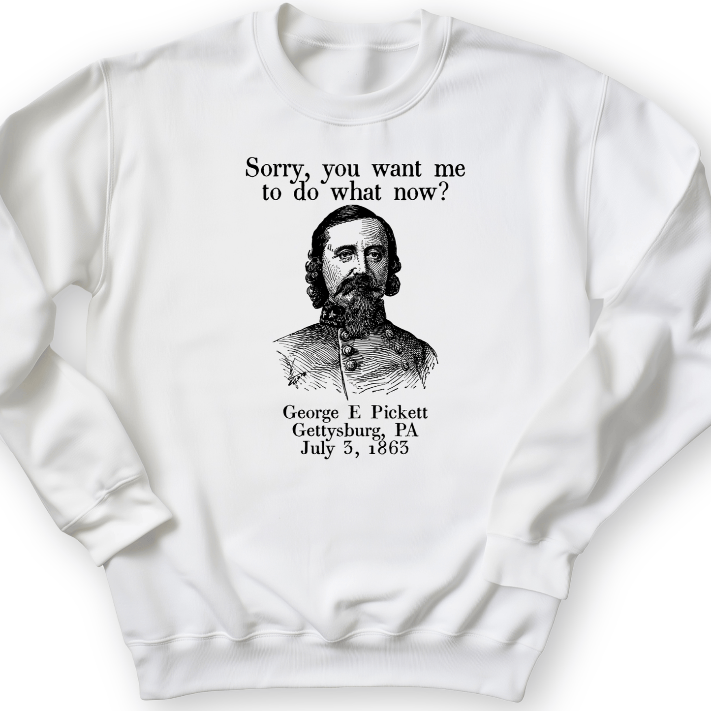 Pickett Do What Now Crewneck White / S