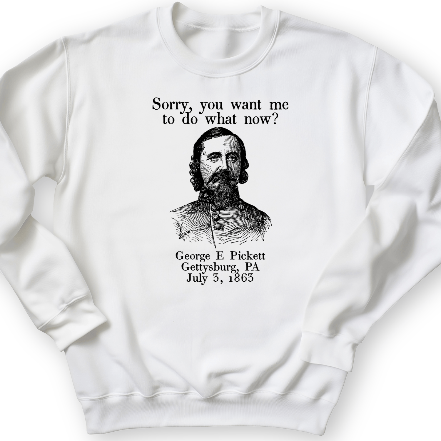 Pickett Do What Now Crewneck White / S