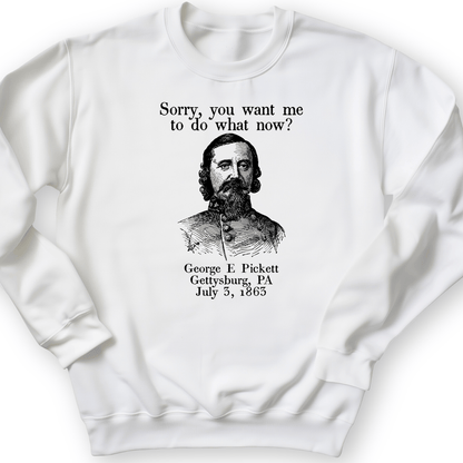 Pickett Do What Now Crewneck White / S