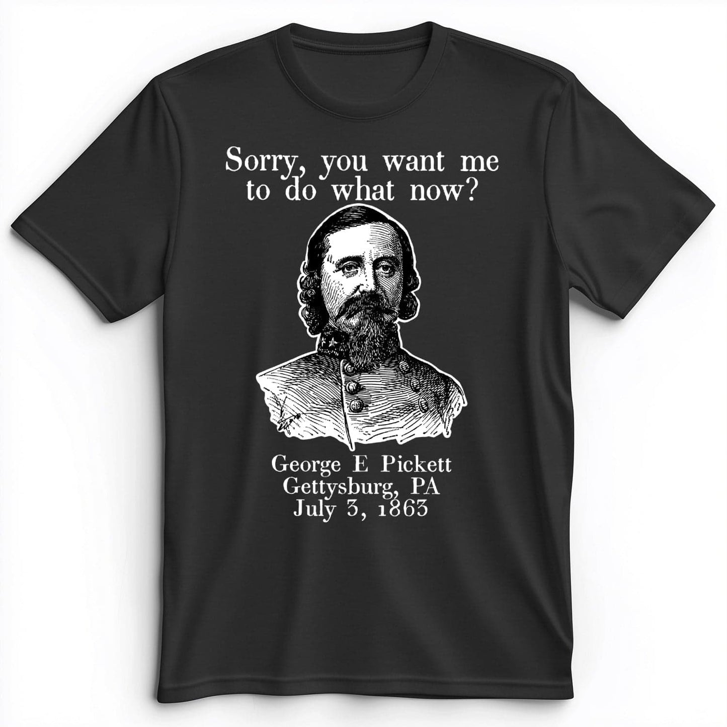 Pickett Do What Now Premium Tee Dark Grey Heather / S