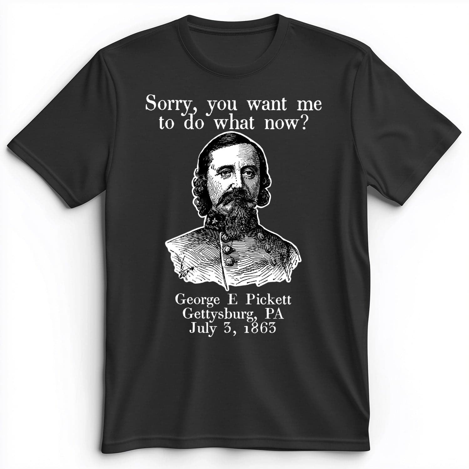 Pickett Do What Now Premium Tee Dark Grey Heather / S