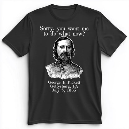 Pickett Do What Now Premium Tee Dark Grey Heather / S