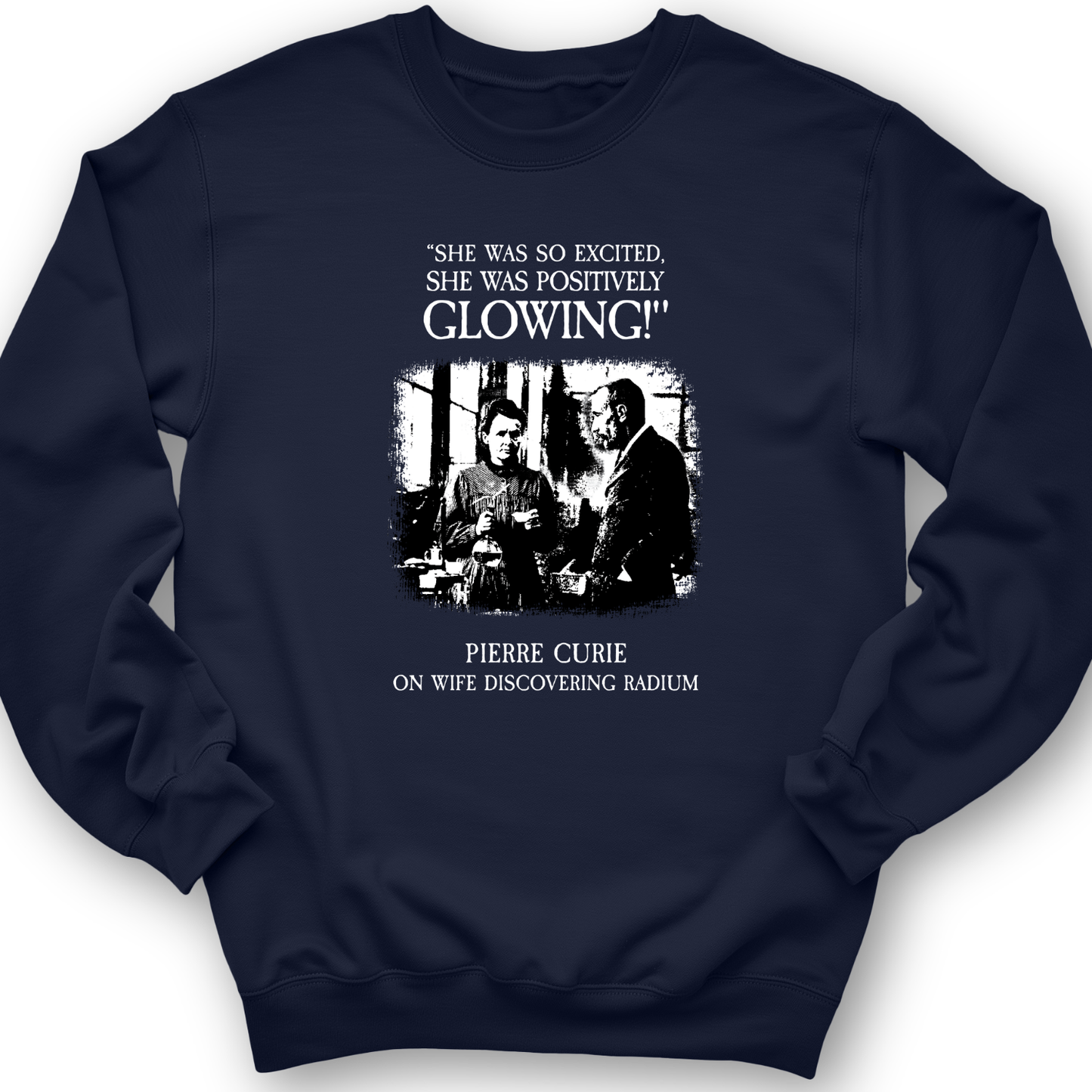 Pierre Curie Crewneck Navy / S