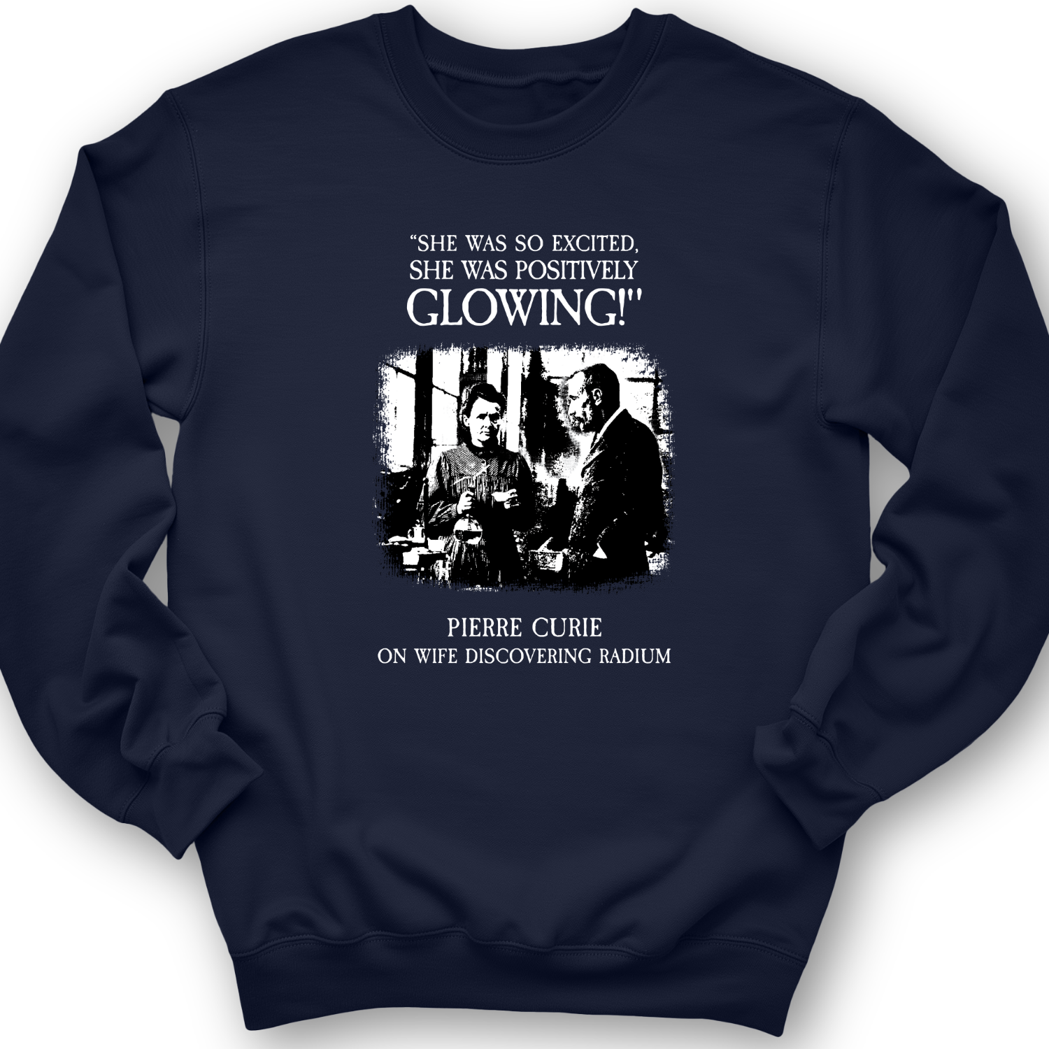 Pierre Curie Crewneck Navy / S