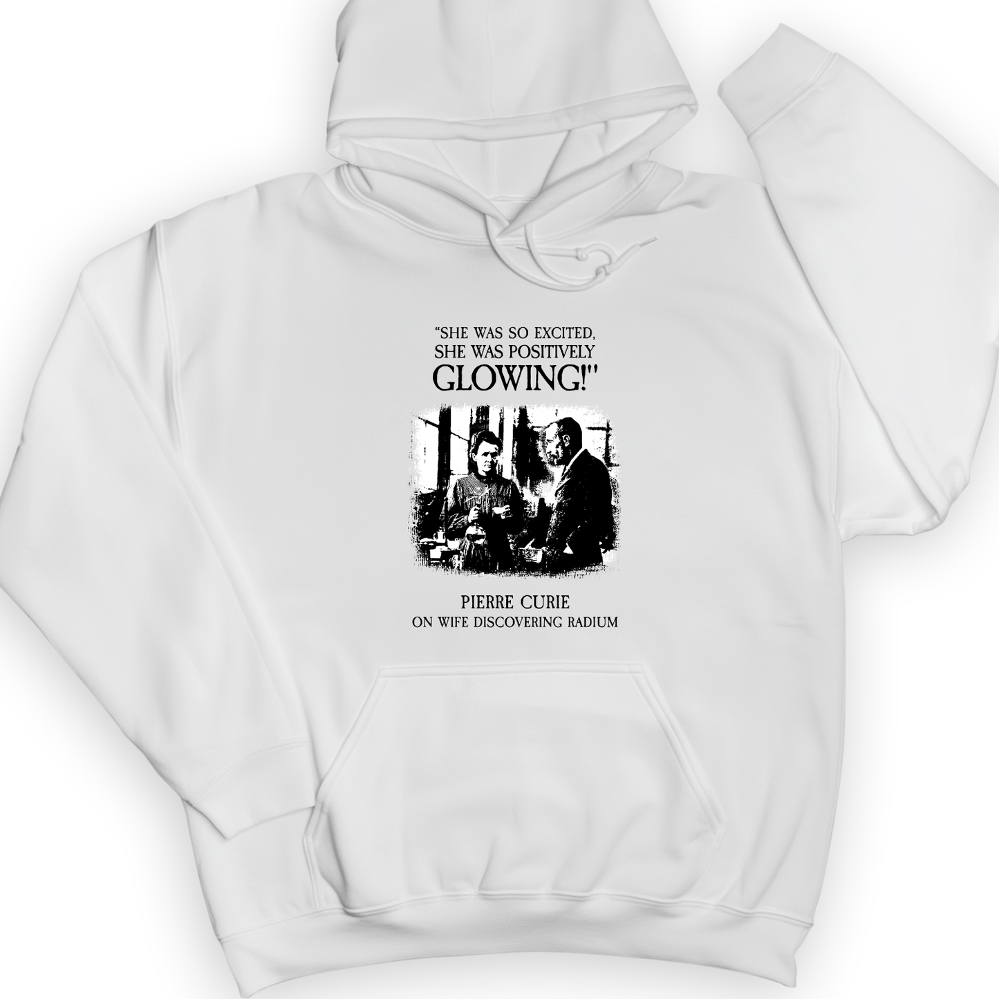 Pierre Curie Hoodie White / S