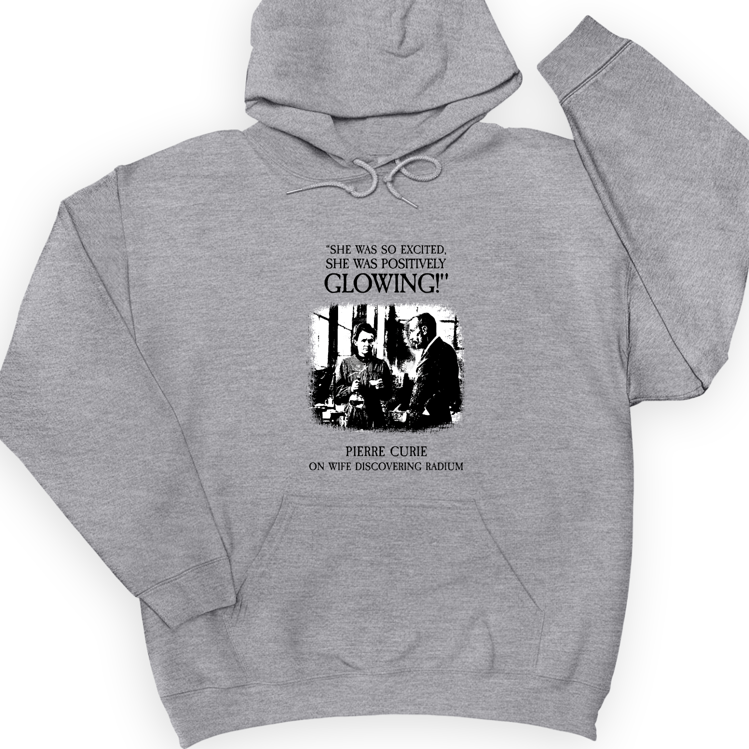 Pierre Curie Hoodie Sport Grey / S
