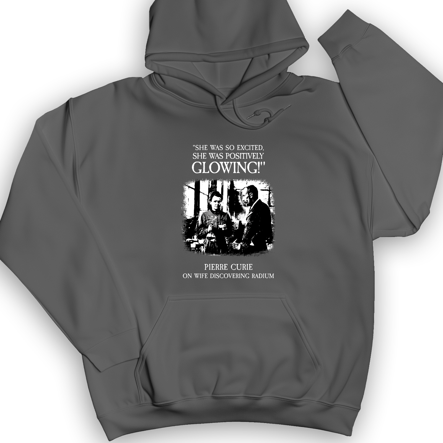 Pierre Curie Hoodie Charcoal / S