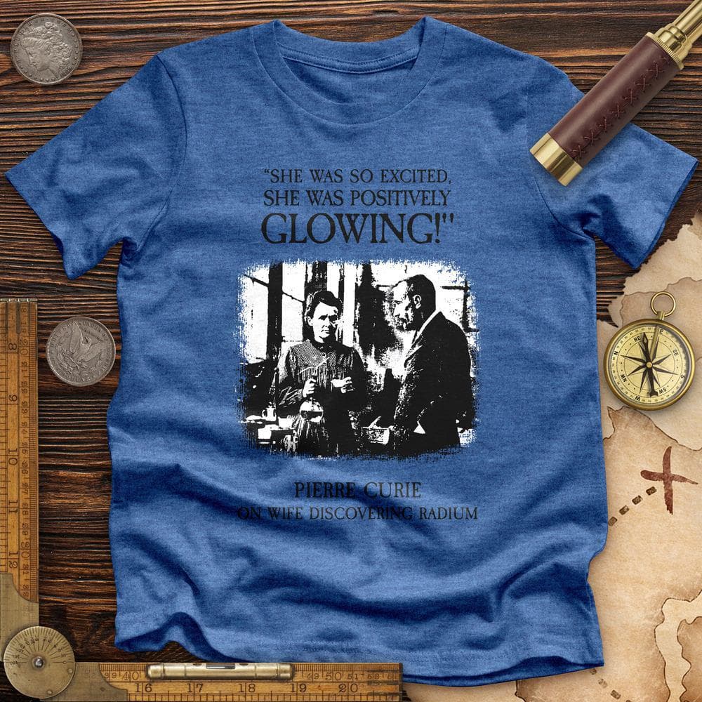 Pierre Curie Premium Quality Tee Heather True Royal / S