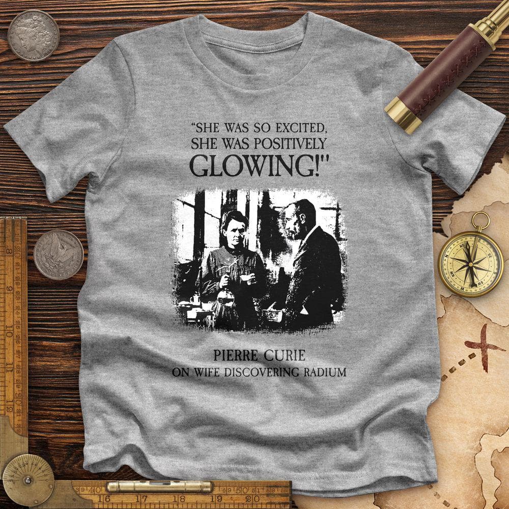 Pierre Curie Premium Quality Tee Athletic Heather / S