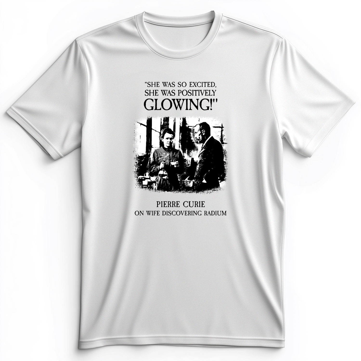 Pierre Curie Premium Tee White / S