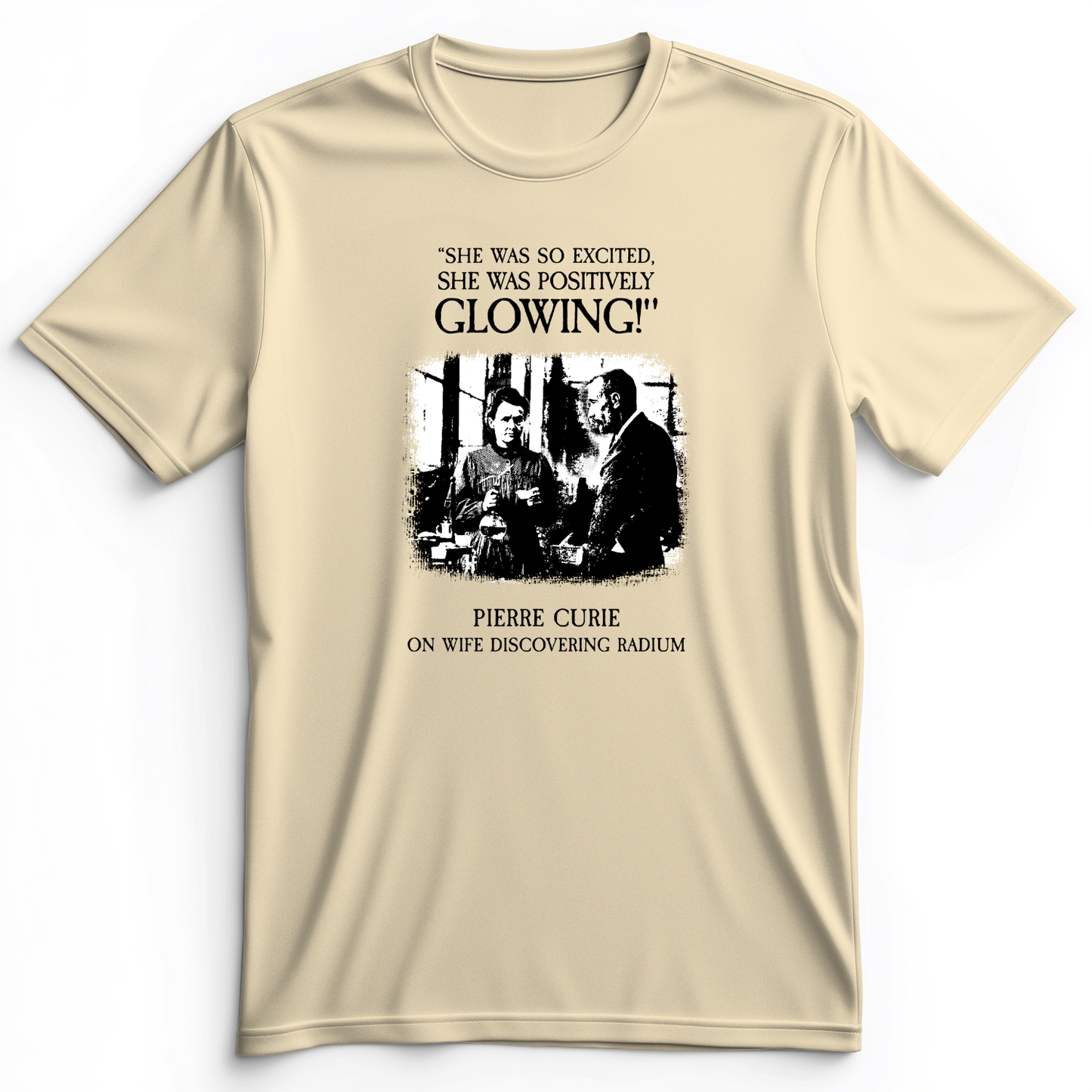 Pierre Curie Premium Tee Natural / S