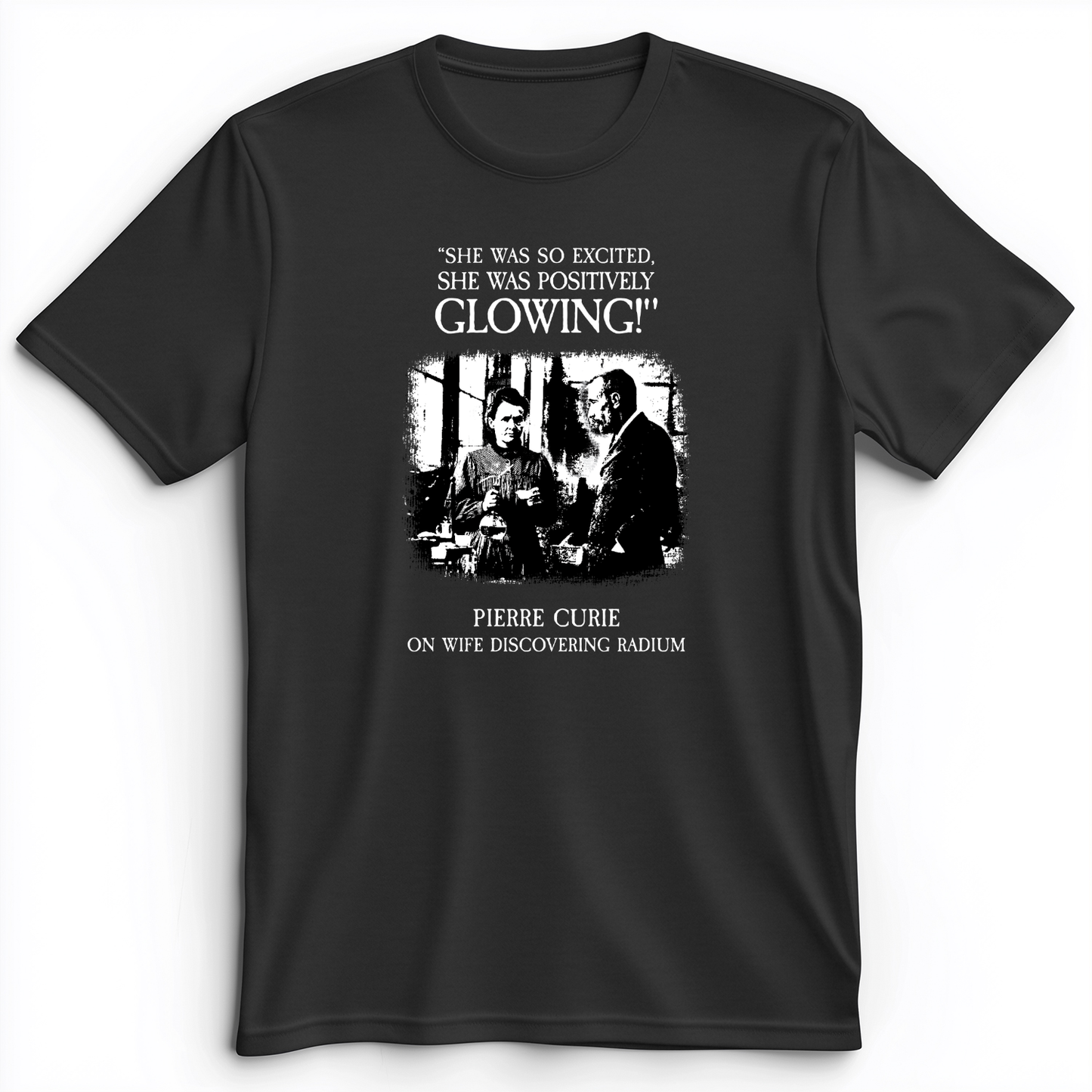 Pierre Curie Premium Tee Dark Grey Heather / S