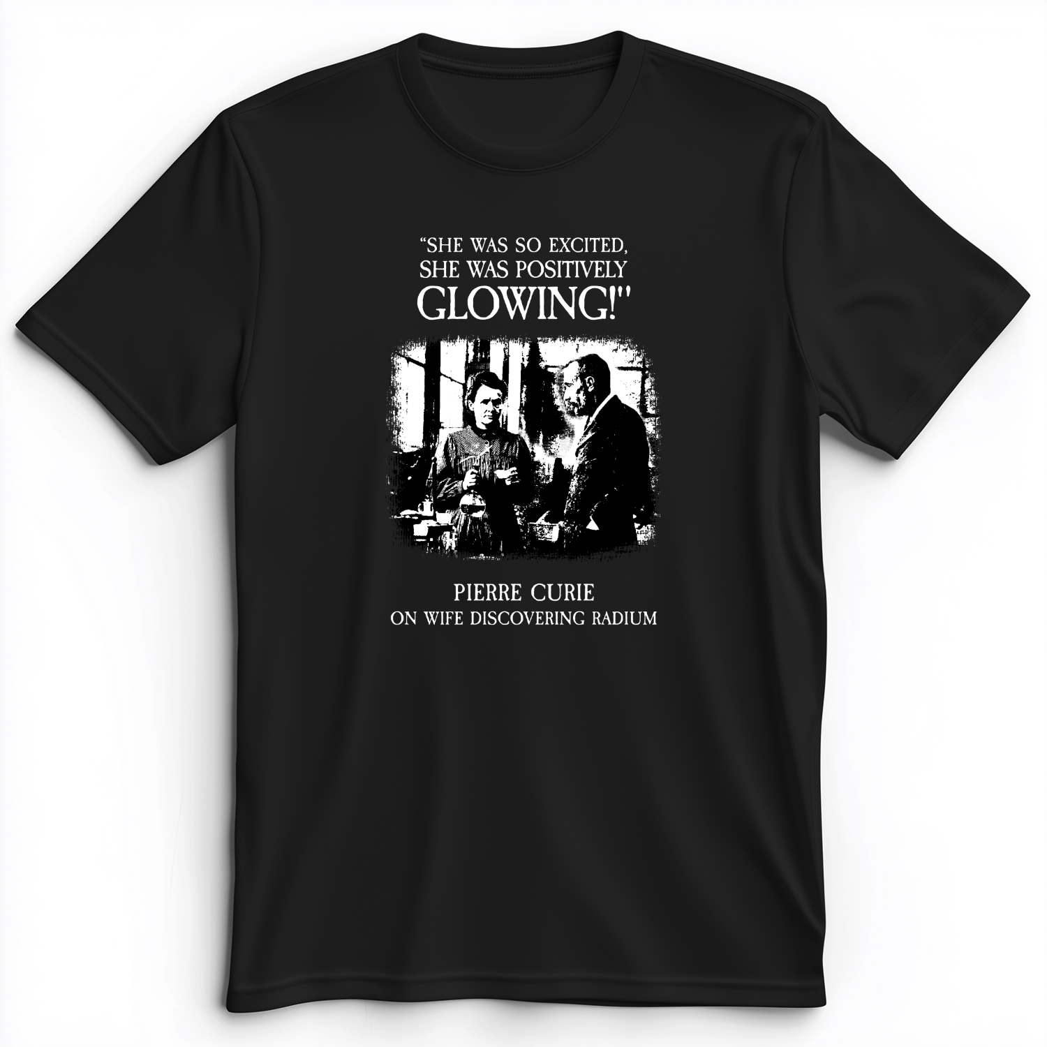 Pierre Curie Premium Tee Black / S