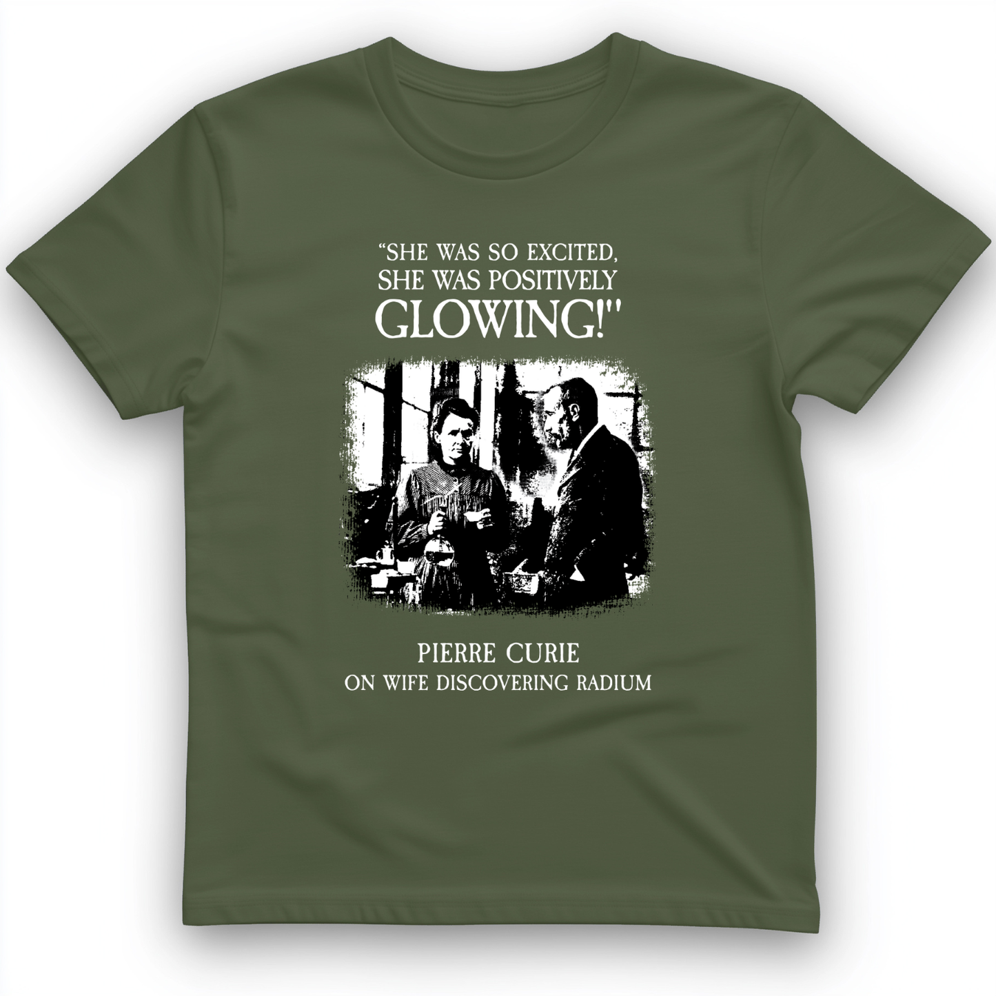 Pierre Curie T-Shirt Military Green / S
