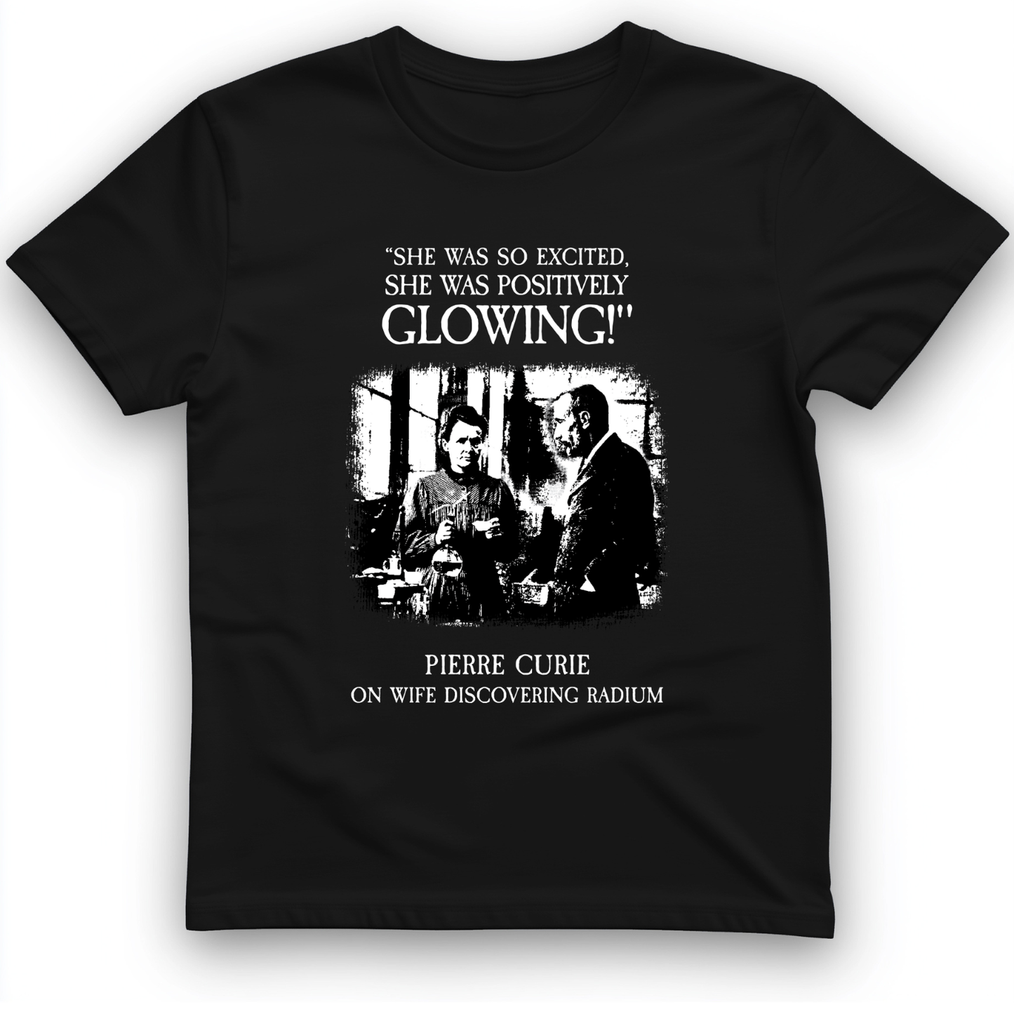 Pierre Curie T-Shirt Black / S