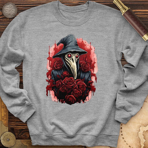 Plague Doctor Roses Crewneck